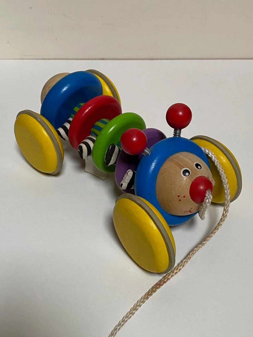 Arrastre de madera, oruga con telas